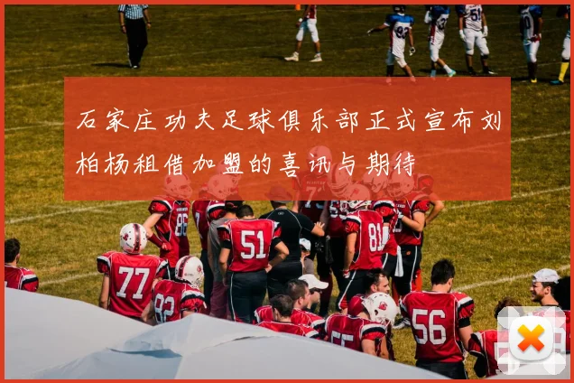 石家庄功夫足球俱乐部正式宣布刘柏杨租借加盟的喜讯与期待